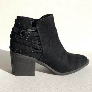 CARLOS BY CARLOS SANTANA Women's Ashby Ankle Boot, Black, Sz 8